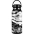 Black and White Marble Ink Hydro Flask 32oz Wide Mouth Skin